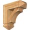 Ekena Millwork Westlake Arts and Crafts Rough Sawn Bracket w/ Offset Brace, Western Red Cedar, 6"W x 16"D x 16"H BKT0604X16X16WTL03RWR - alternate 1